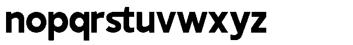 TRT Rusthic Extra Bold Font LOWERCASE