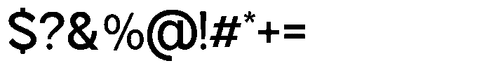 TRT Rusthic Medium Font OTHER CHARS