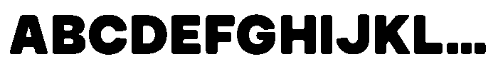 TRT Structa Pro Black Font UPPERCASE