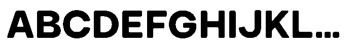 TRT Structa Pro Bold Font UPPERCASE