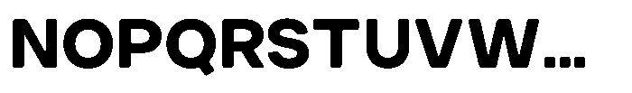 TRT Structa Pro Bold Font UPPERCASE
