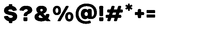 TRT Structa Pro Extra Bold Font OTHER CHARS