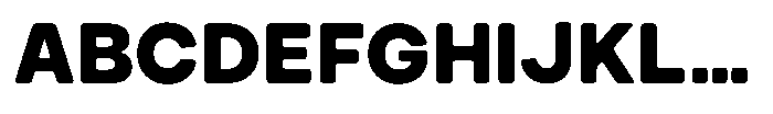 TRT Structa Pro Extra Bold Font UPPERCASE
