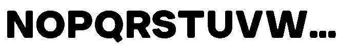TRT Structa Pro Extra Bold Font UPPERCASE