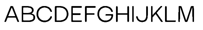 TRT Structa Pro Light Font UPPERCASE