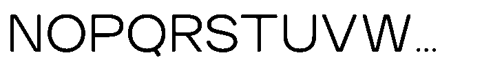 TRT Structa Pro Light Font UPPERCASE