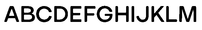 TRT Structa Pro Medium Font UPPERCASE