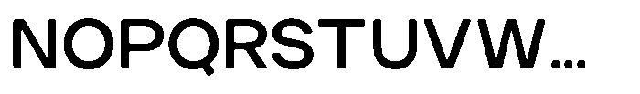 TRT Structa Pro Medium Font UPPERCASE