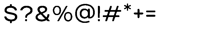 TRT Structa Pro Regular Font OTHER CHARS