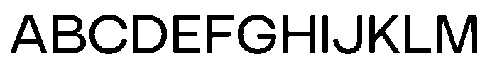 TRT Structa Pro Regular Font UPPERCASE