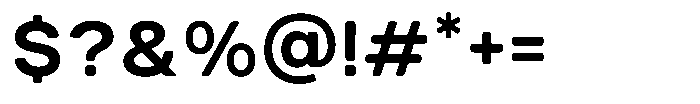 TRT Structa Pro Semi Bold Font OTHER CHARS