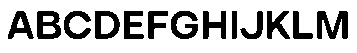 TRT Structa Pro Semi Bold Font UPPERCASE