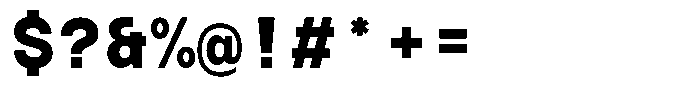 TRT Typeport Mono Bold Font OTHER CHARS