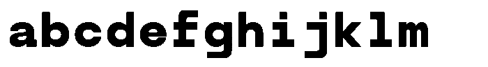 TRT Typeport Mono Bold FONT