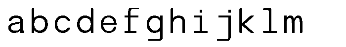 TRT Typeport Mono Light FONT