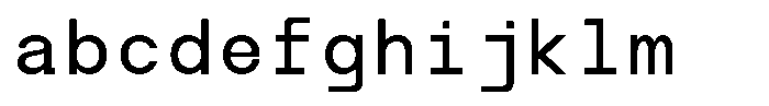 TRT Typeport Mono Regular FONT