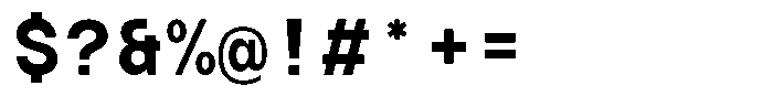 TRT Typeport Mono Semi Bold Font OTHER CHARS