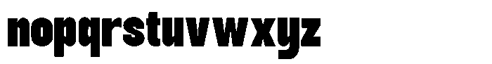 TRT Unamo TRT unamo Extra Bold Font LOWERCASE