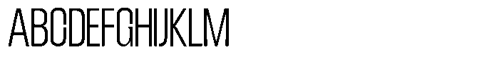 TRT Unamo TRT unamo Extra Light Font UPPERCASE