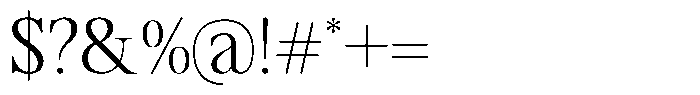TRT Vermolin Light Font OTHER CHARS