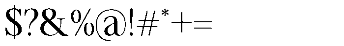 TRT Vermolin Regular Font OTHER CHARS