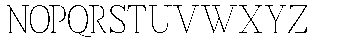 TRT Vermolin Thin Font UPPERCASE