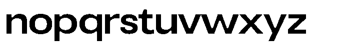 Trabat Display Regular Font LOWERCASE