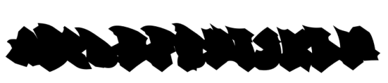 Track Junk  Extrude Font UPPERCASE