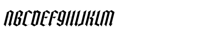 Trackero  Italic Font