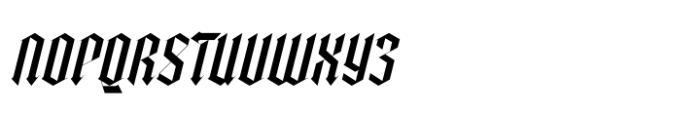 Trackero  Italic Font UPPERCASE
