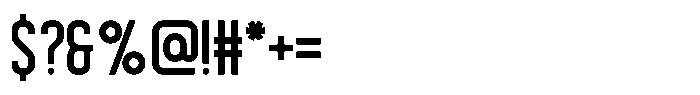 Trackline Regular Font OTHER CHARS