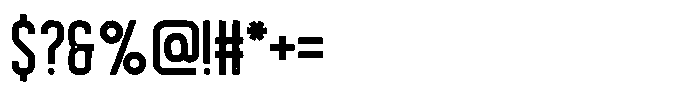 Trackline Rough Font OTHER CHARS