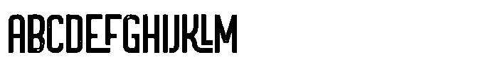 Trackline Rough Font UPPERCASE