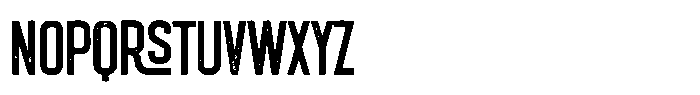 Trackline Rough Font UPPERCASE