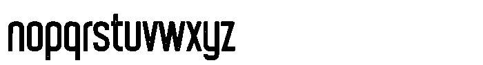 Trackline Rough Font LOWERCASE