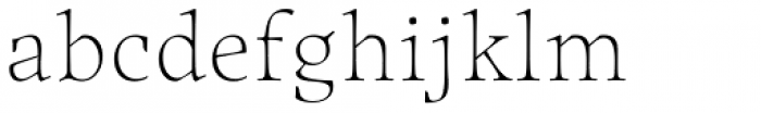 Traction Thin Font LOWERCASE