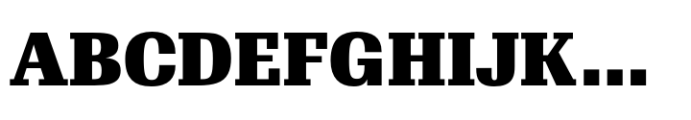 TradaSerif Black Font UPPERCASE