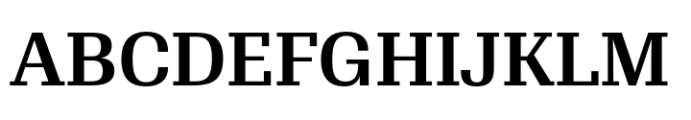 TradaSerif Demi Bold Font UPPERCASE