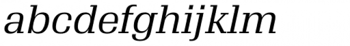TradaSerif Italic Font LOWERCASE