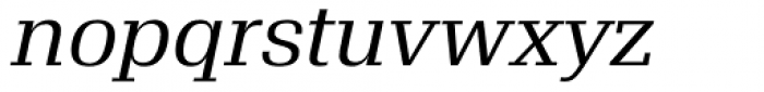 TradaSerif Italic Font LOWERCASE