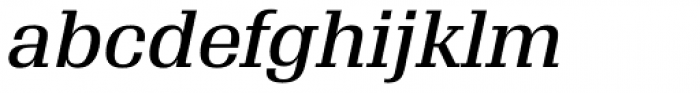 TradaSerif Medium Italic Font LOWERCASE