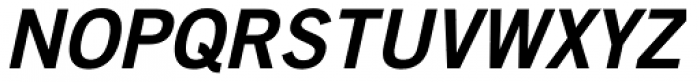 Trade Gothic Bold No. 2 Oblique Font UPPERCASE