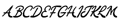 Traffic Rolland Italic Font UPPERCASE