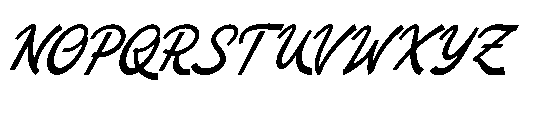 Traffic Rolland Italic Font UPPERCASE