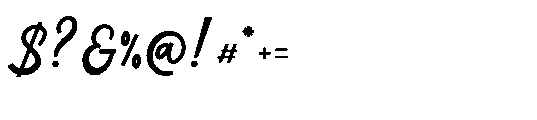 Traffic Rolland Regular Font OTHER CHARS
