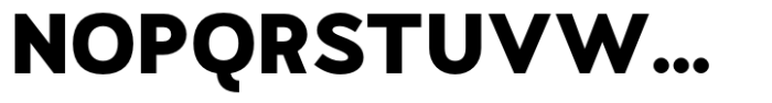 Trafford Black Font UPPERCASE