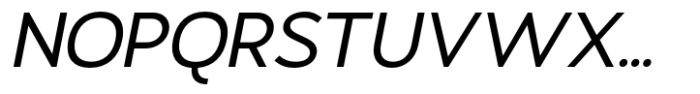 Trafford Italic Font UPPERCASE