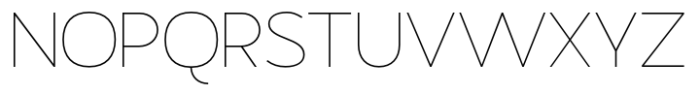 Trafford Thin Font UPPERCASE