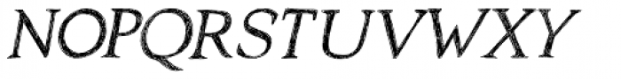 Traiectum Italic Font LOWERCASE