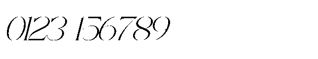 Trailogen Italic Font OTHER CHARS